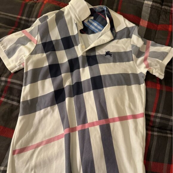 Burberry Brit.  Polo.  Lightly used.  Dry cleaned only. Size large - Picture 1 of 3